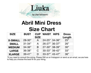 Abril mini dress